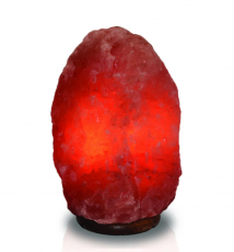 Himalayan Salt Lamp - Natural Cut - Medium Red 9-11 lbs.